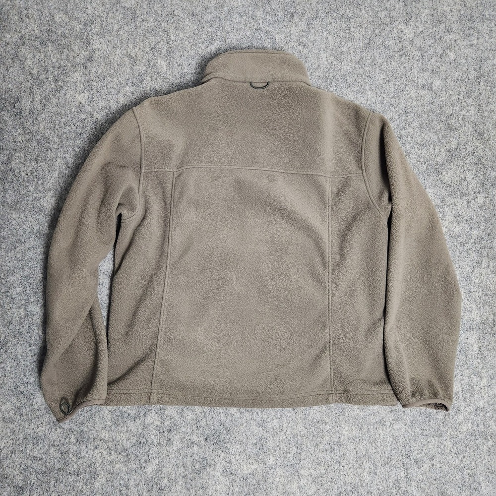 LL Bean Full Zip Fleece Jacket VTG 90s Men M Reg Green Long Sleeve Gorpcore - Picture 2 of 6